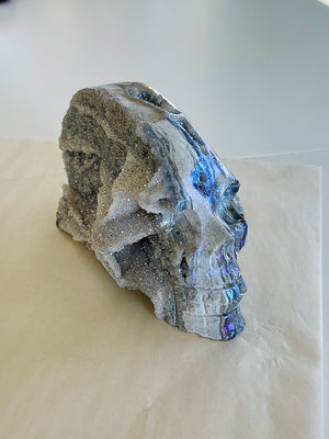 Rainbow Horn Crystal Head Skull (n 2)