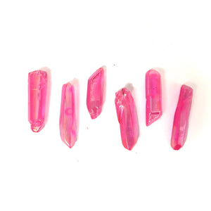 PINK RAINBOW AURA QUARTZ