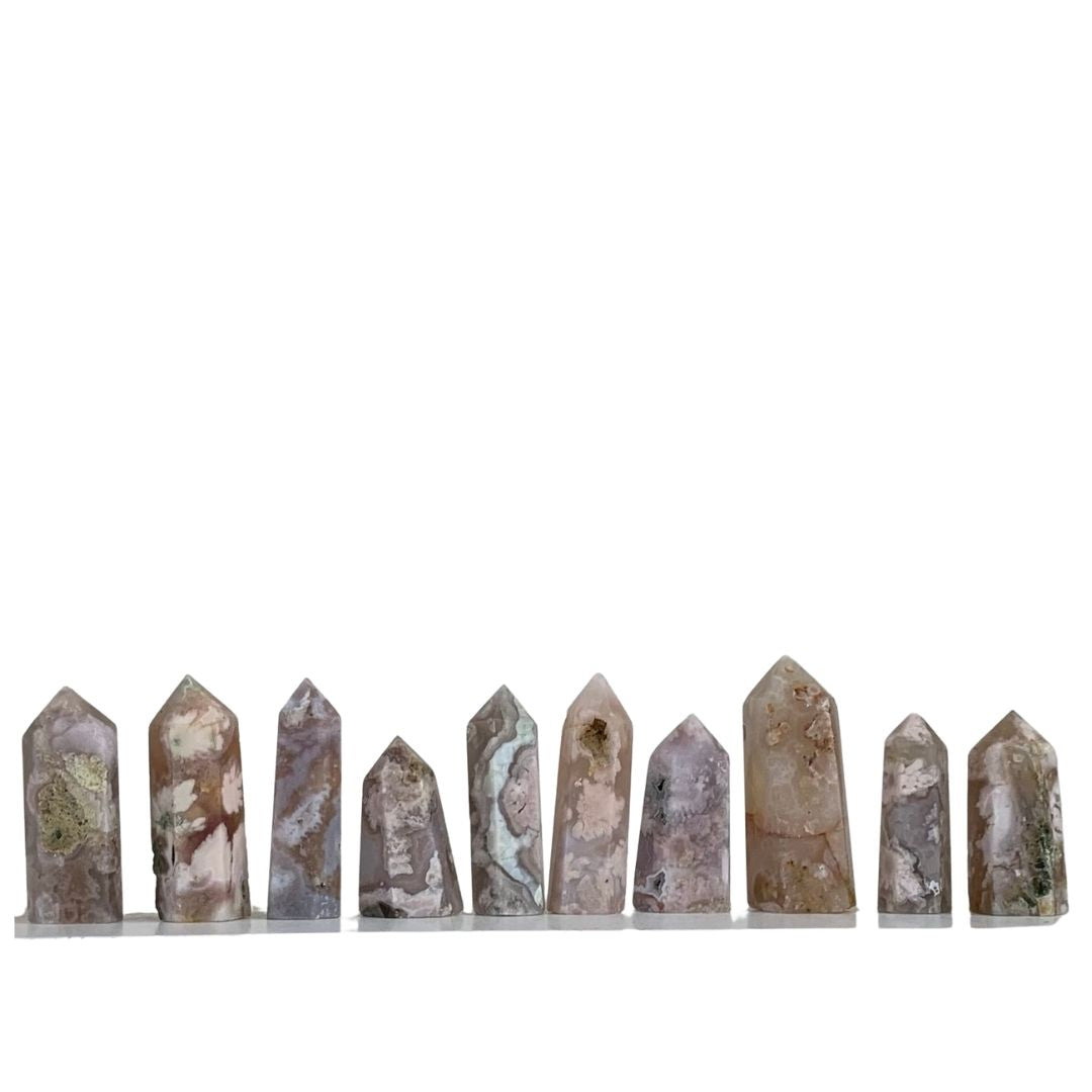 Cherry Blossom Agate Mini Point