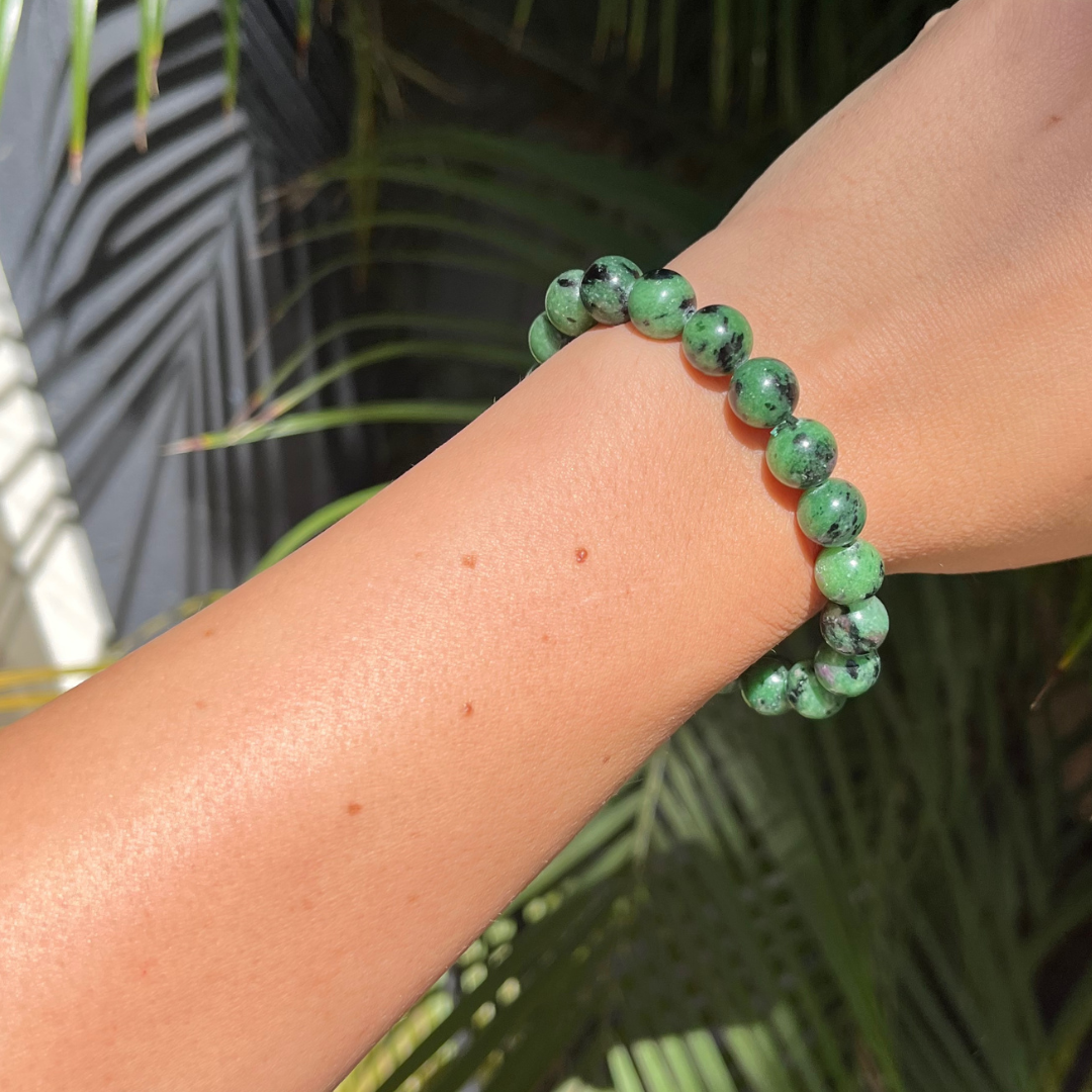 Ruby Zoisite Bracelet