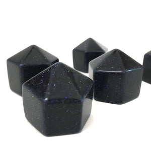Blue Goldstone Hexagonal Crystal
