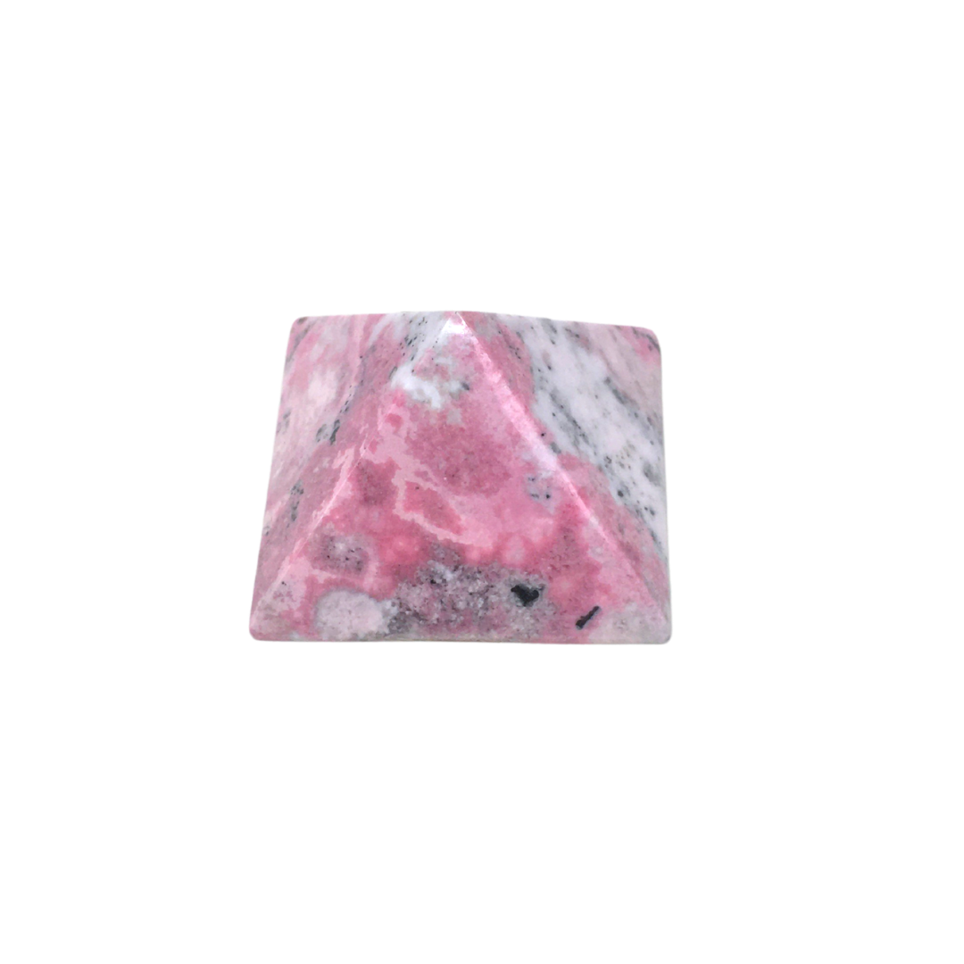 Mini Rhodonite Pyramid
