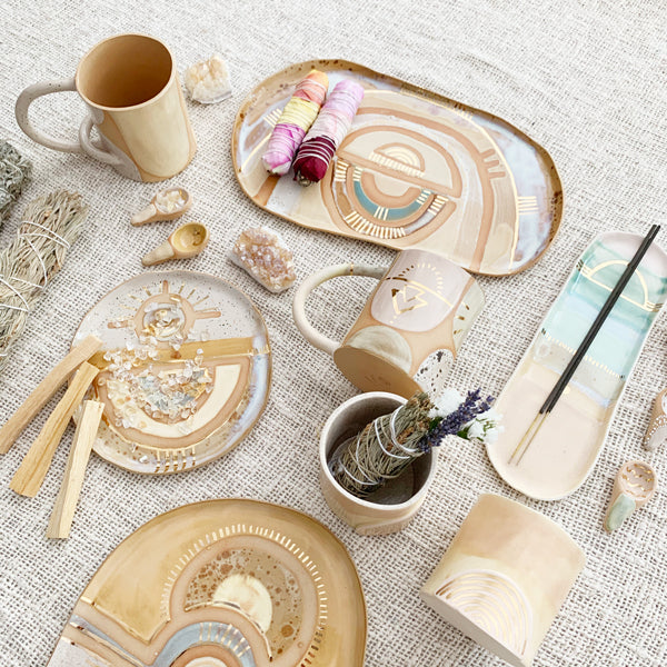 Various Ceramic Pottery Group Photo