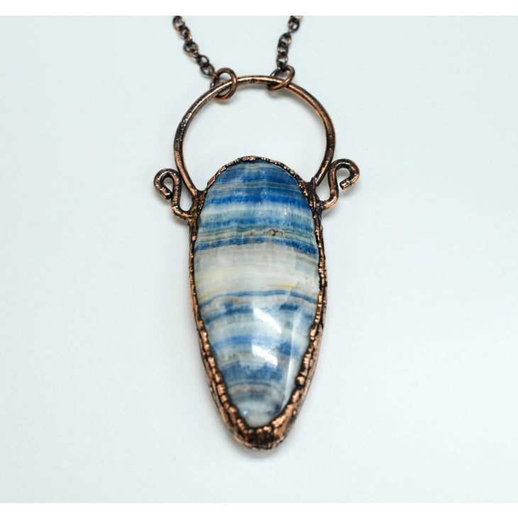 Turkish Blue Lace Onyx Pendant