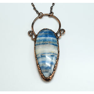 Turkish Blue Lace Onyx Pendant