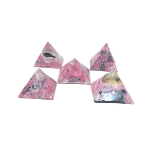 Mini Rhodonite Pyramid