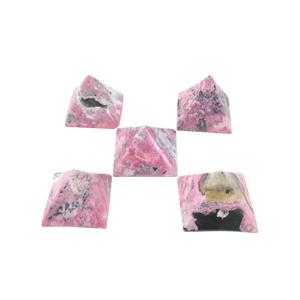 Mini Rhodonite Pyramid