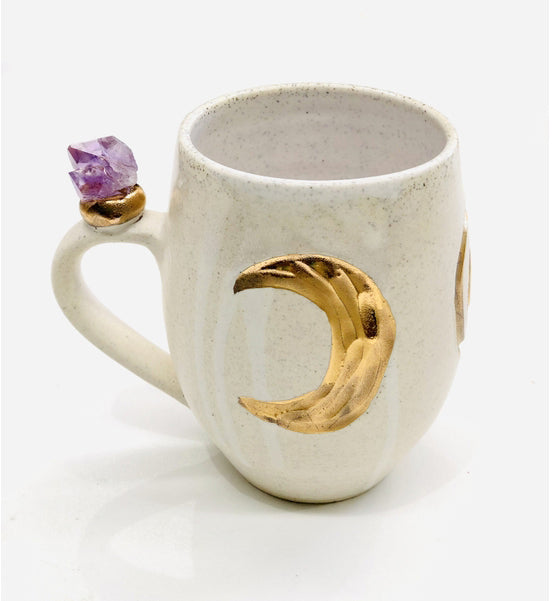 Amethyst Point Crystal Cup