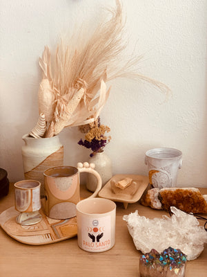 palo santo candle handmade