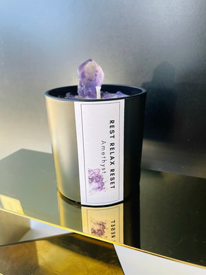 Amethyst Candle