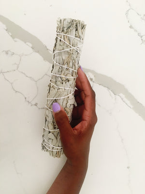 9 Inch White Sage Smudge Stick