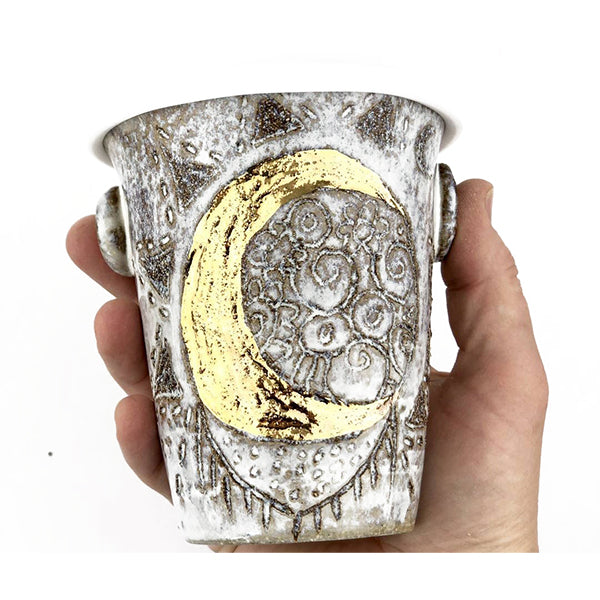 Crescent Moon Ceramic Travel Cup