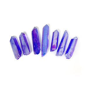 PURPLE RAINBOW AURA QUARTZ