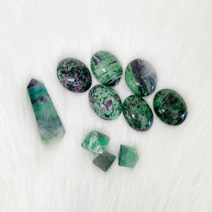 Ruby Zoisite Palm Stone