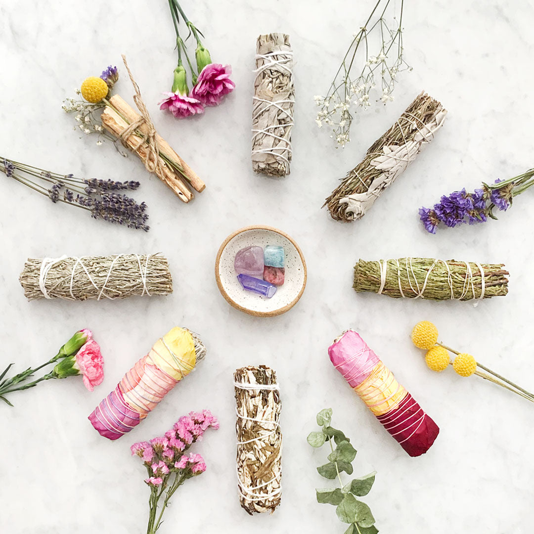 sage smudging