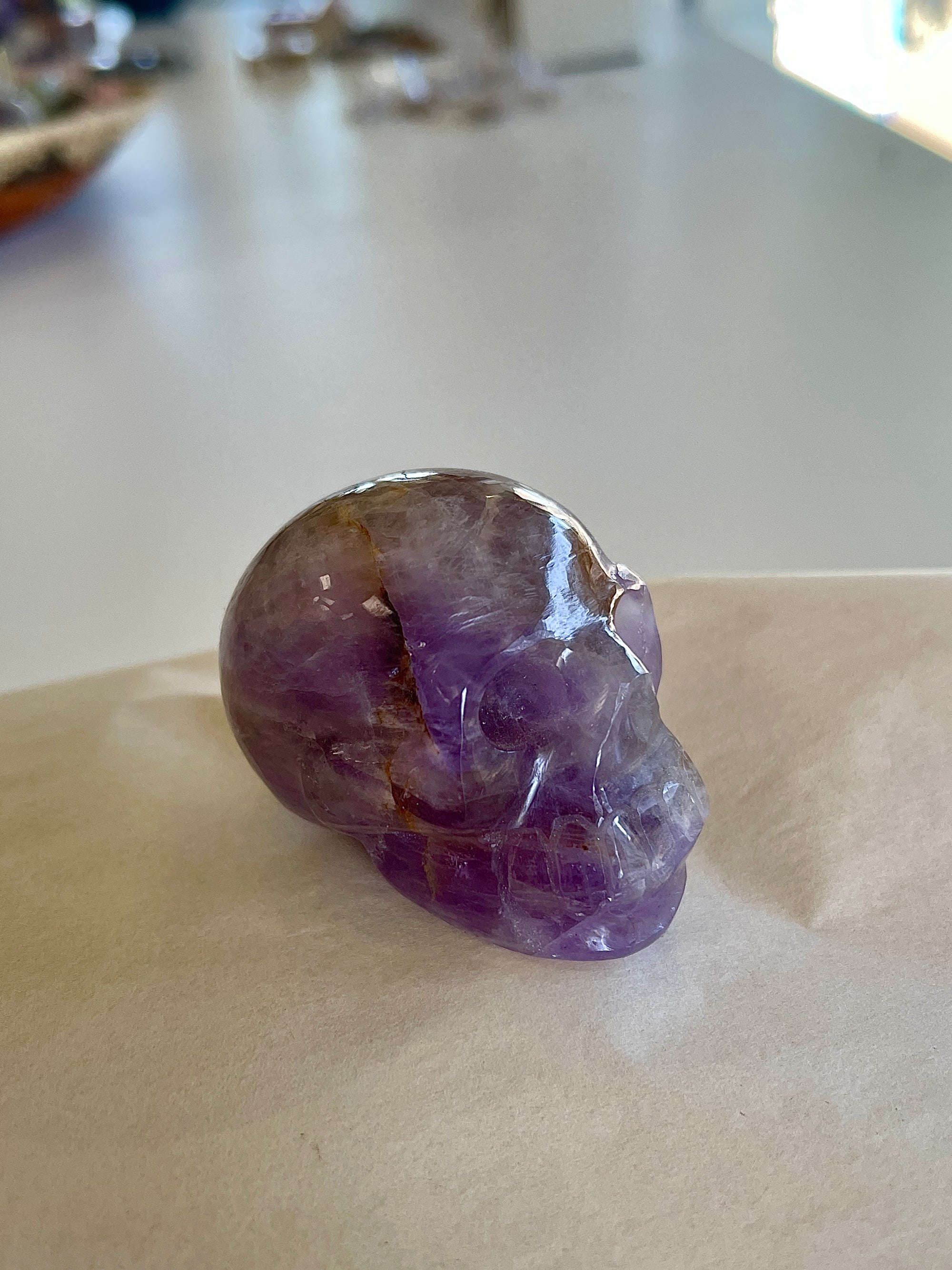 Amethyst Skull