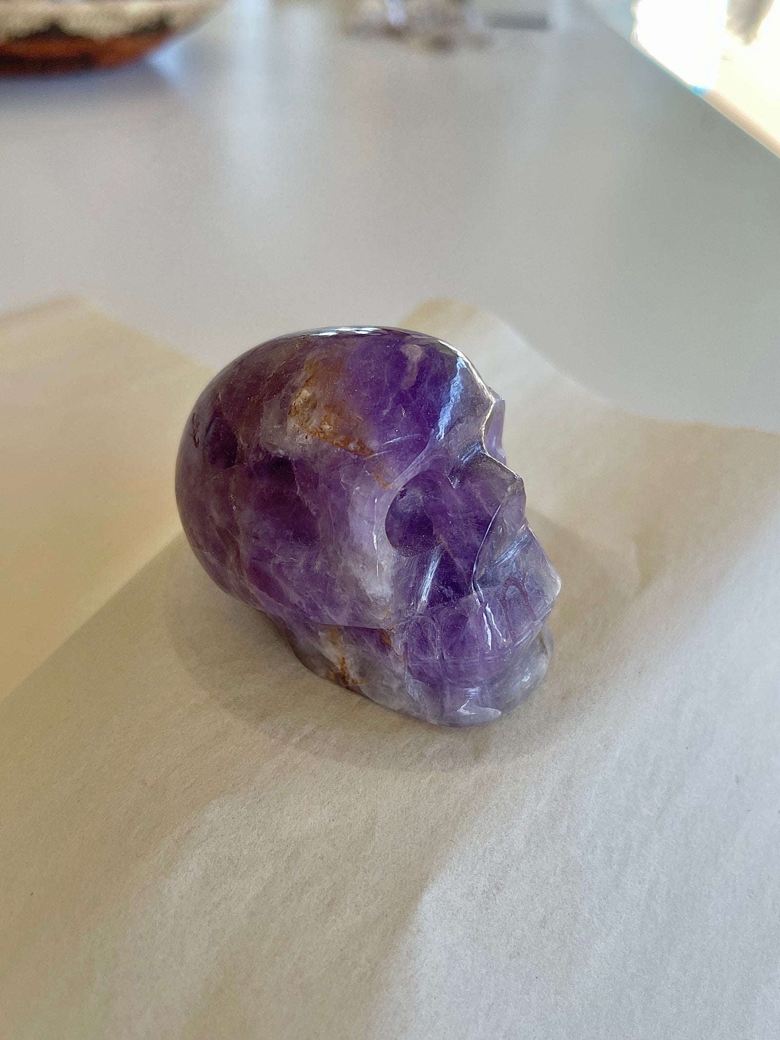 Amethyst Skull