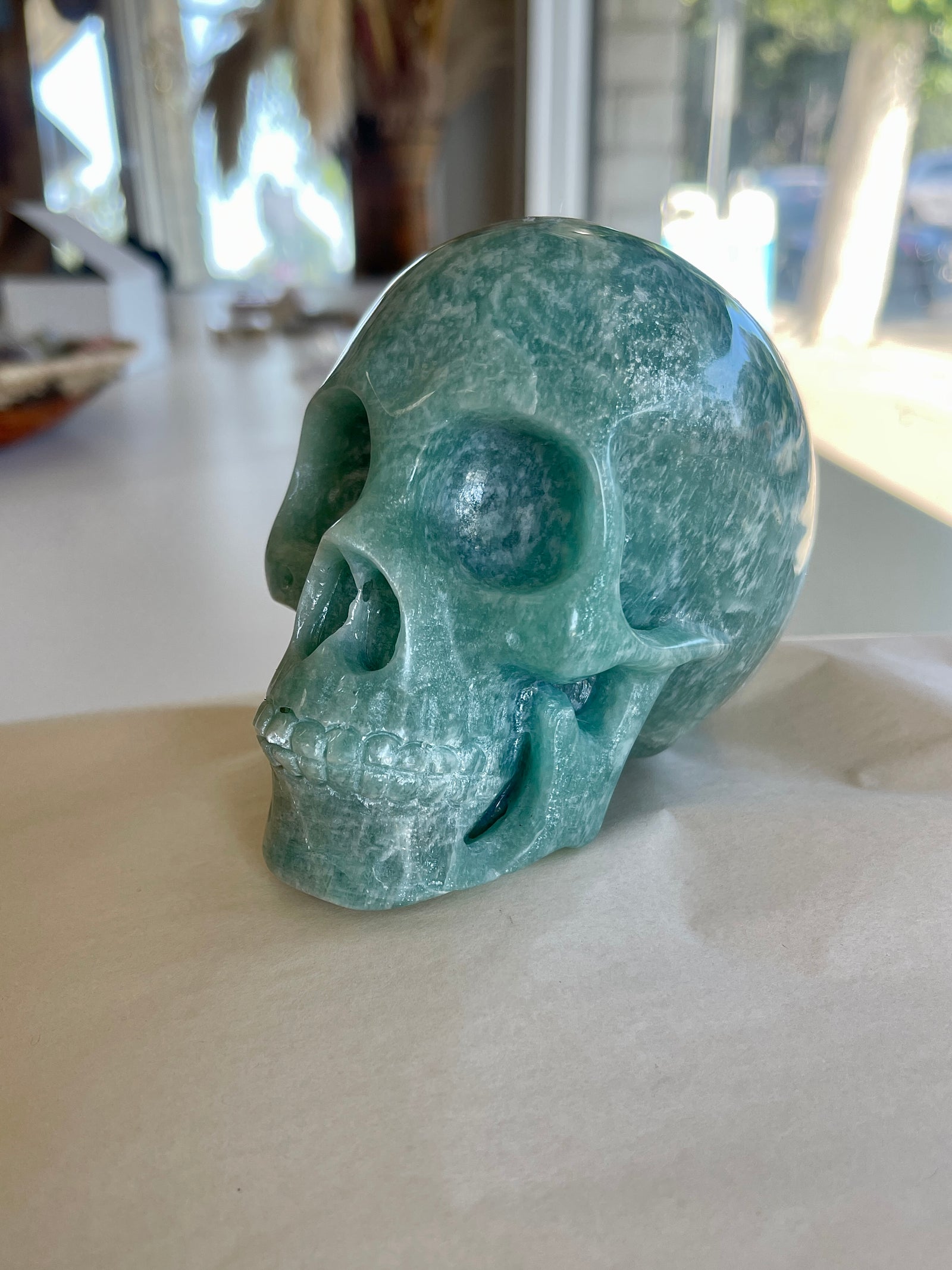 amazonite skull