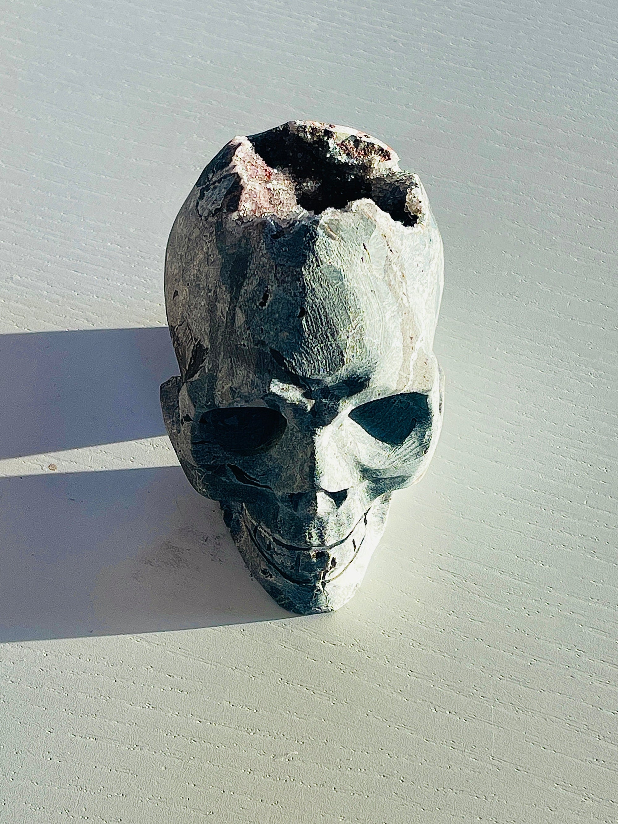 (Copy) Druzy Crystal Head Skull