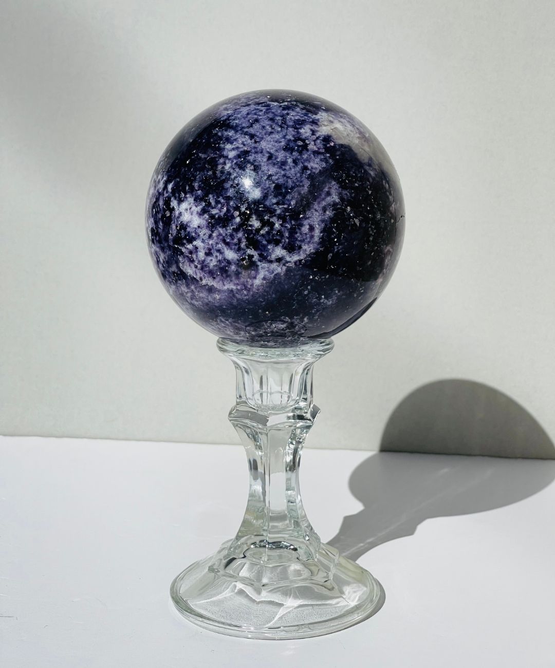 Lepidolite Sphere- The Stone of Transition