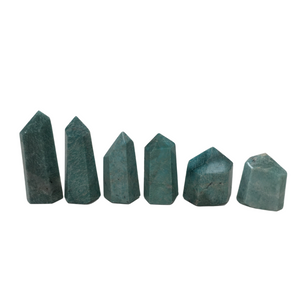 Green Amazonite Point Crystal