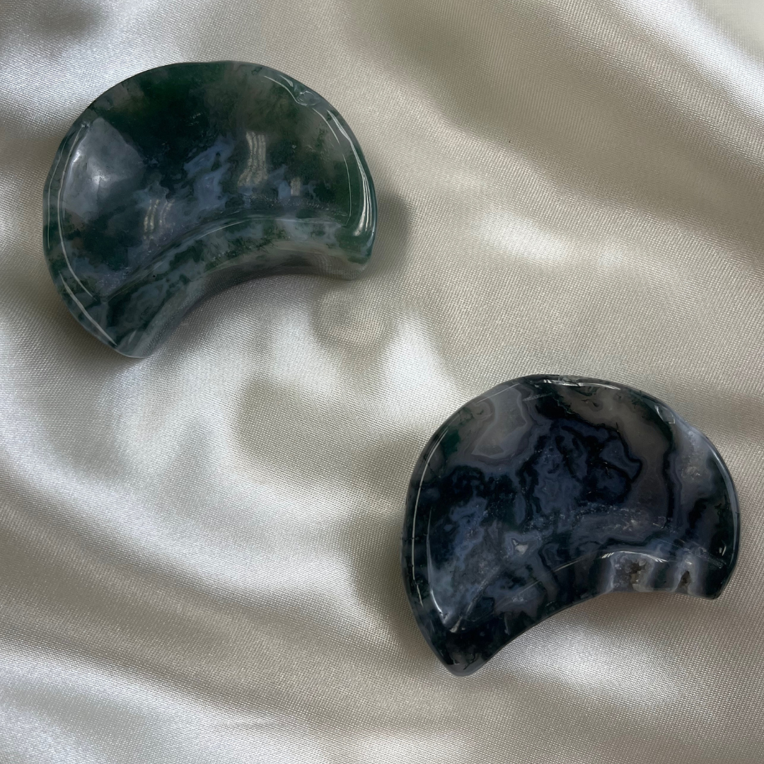 Moss Agate Mini Bowls