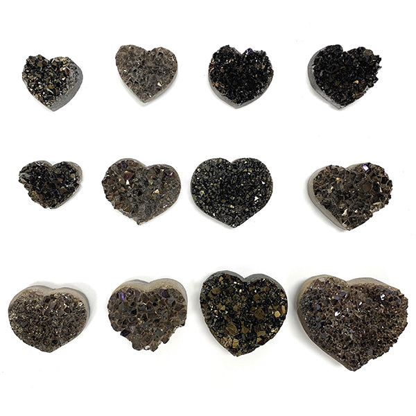 Druzy Crystals Shaped Like A Heart