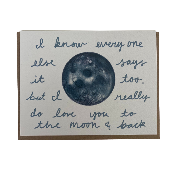 Moon & Back Card