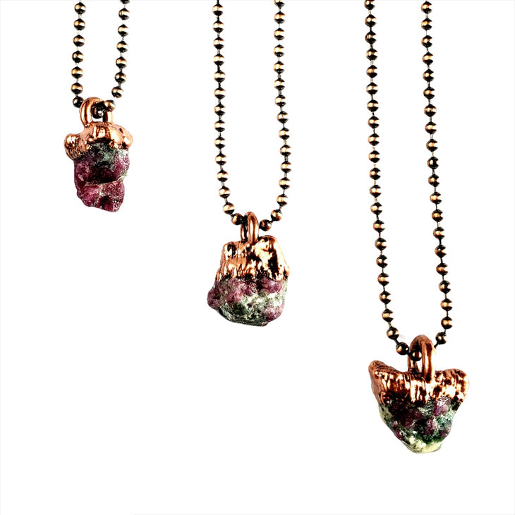 Ruby in Fuchsite Necklace