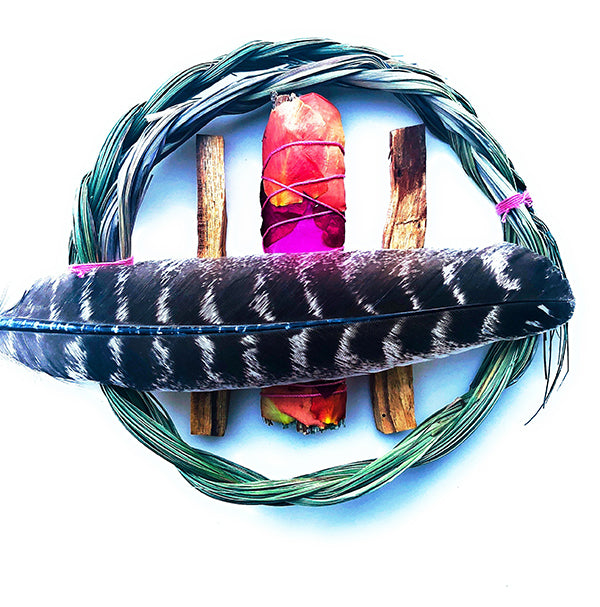 Sweetgrass Smudge Kit