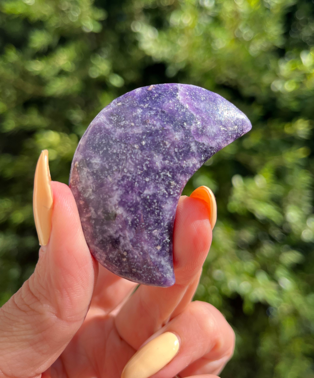 Lepidolite Moon