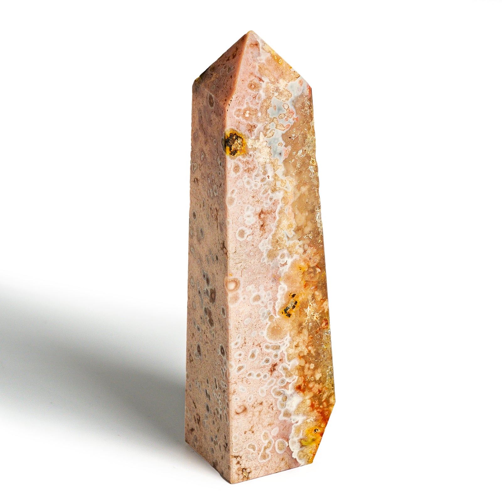 Pink Amethyst with Crystalization