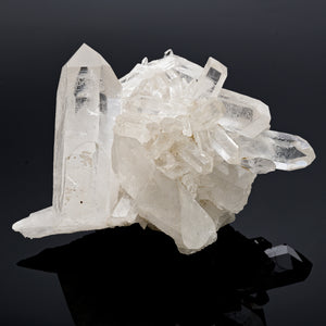 Large Premium Rare Clear White Rock Crystal Cluster