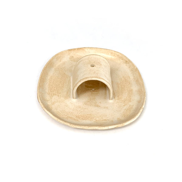 Beige Incense Dish With An Arch
