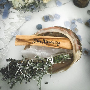 Lavender Herb Bundle, "Love Everlasting" Palo Santo, Abalone Shell