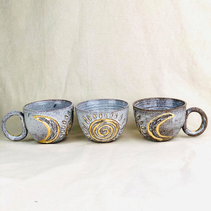 Sacred Full Moon - Moon Phases Ceramic Cup (1 available)