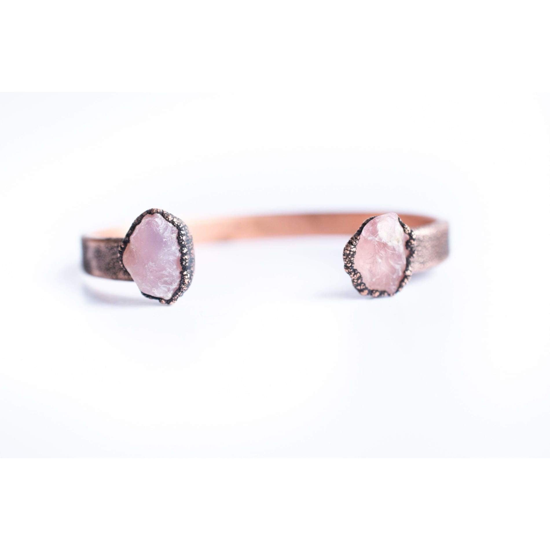 Rose Quartz Mineral Cuff