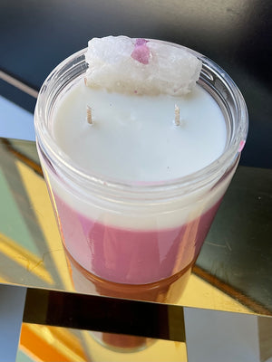 Pink Tourmaline Candle- #iamfierce  (only 1)