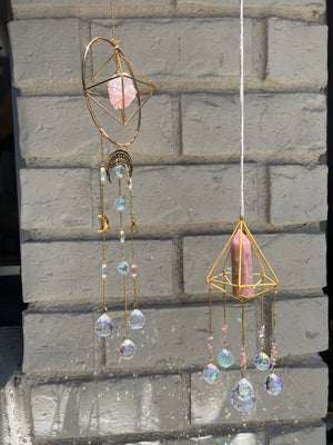 Rose Quartz Rose Quartz Suncatcher