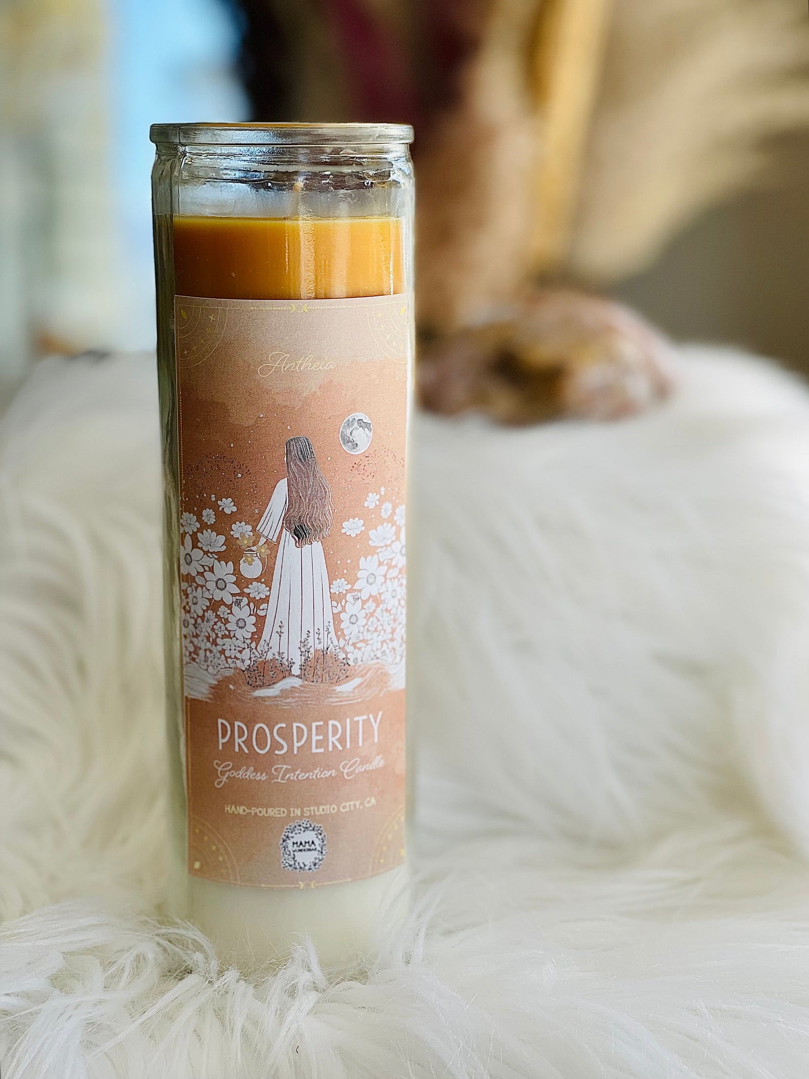 Prosperity Candle (15oz) - Goddess Antheia