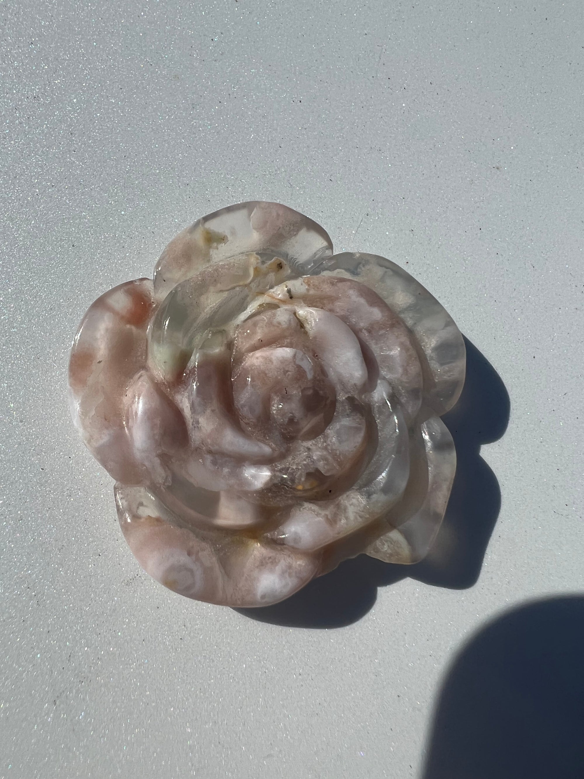 Flower Agate Rose