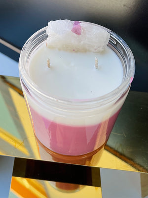 Pink Tourmaline Candle- #iamfierce  (only 1)