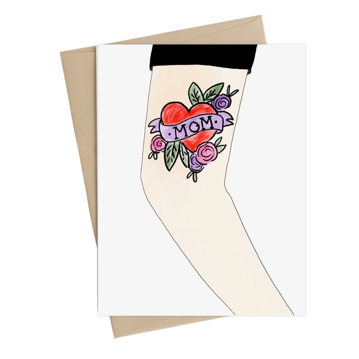 Mom Tattoo Card // Mothers Day Greeting Card