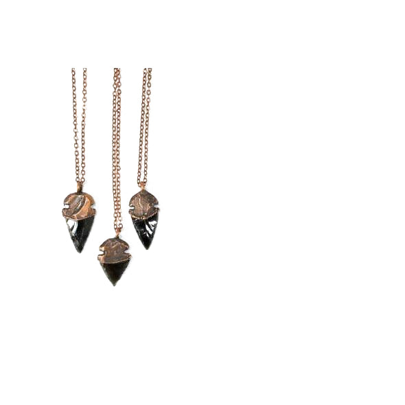 Obsidian Arrowhead Necklace