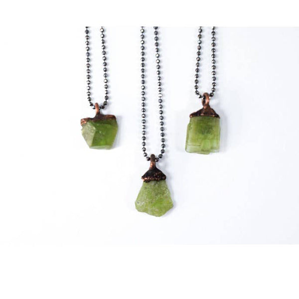 Green Peridot Necklace