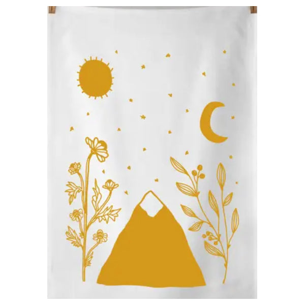 Golden Mountain Kitchen Towel