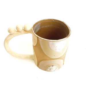 Artsy Ceramic Coffee Mug- Top View